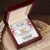 To My Daughter-Interlocking Hearts Necklace