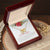 To My Granddaughter Interlocking Hearts Necklace