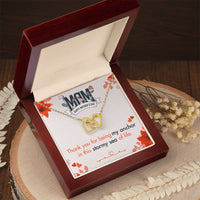 Thank You For Being My Anchor V2 Interlocking Hearts Necklace