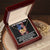 To My Firefighter Mom Necklace Interlocking Hearts Necklace