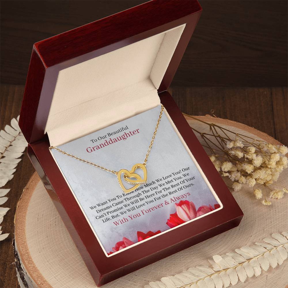 The Perfect Gift For Your Granddaughter. Interlocking Hearts Necklace
