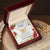 To My Wife - I Am So In Love With You - Forever Love Necklace Interlocking Hearts Necklace