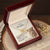 To My Daughter Necklace Gift From Mom On Birthday Graduation Daughter Grown Up Daughter Interlocking Hearts Necklace