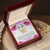 To My Wife Interlocking Hearts Necklace