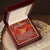 To My Daughter Interlocking Hearts Necklace
