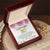 To My Granddaughter From Grandpa - You Will Always Be My Baby Girl Interlocking Hearts Necklace