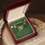 To My Granddaughter Interlocking Hearts Necklace Message Card