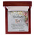 To My Granddaughter Interlocking Hearts Necklace