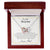 To My Best Friend Interlocking Hearts Necklace