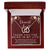 Dearest Aunt Interlocking Hearts Necklace Message Card