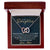 To My Daughter - You Are My Heart - Unique Heart Bonding Necklace Gift Set Interlocking Hearts Necklace