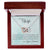 To My Wife - I'M Proud To Be Your Husband - Interlocking Heart Necklace Interlocking Hearts Necklace