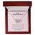 To My Granddaughter - Love Grandma - Interlocking Heart Necklace Interlocking Hearts Necklace