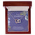 To My Daughter Necklace Interlocking Hearts Necklace