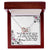 Mother'S Day Gift For Wife Interlocking Hearts Necklace