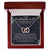 To My Granddaughter-In-Law Interlocking Hearts Necklace Message Card