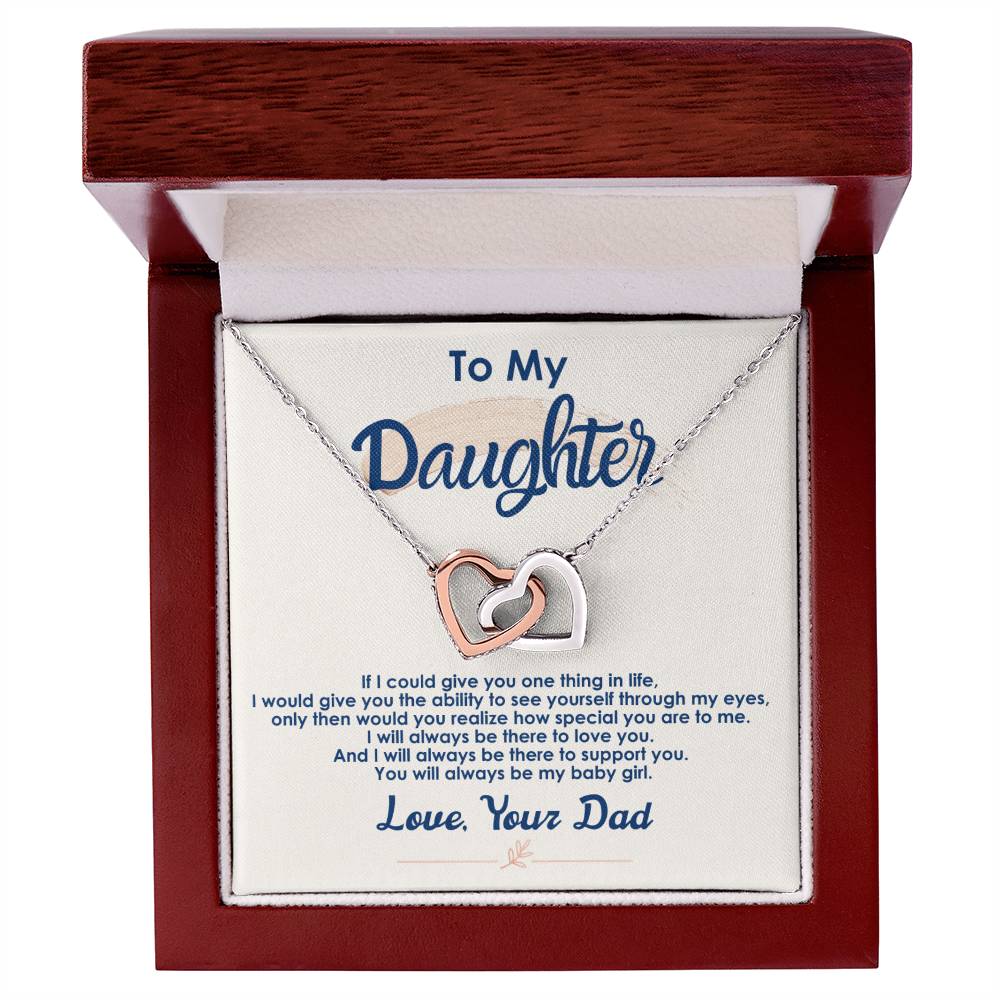 Collection Daughter - The Way I Look At You - Interlocking Hearts Necklace