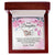 To My Daughter Your Never Alone Interlocking Hearts Necklace Love Dad
