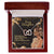 Happy Birthday My Dear Daughter Linked Hearts Necklace Interlocking Hearts Necklace