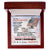 Veteran'S Granddaughter - Interlocking Heart Necklace Interlocking Hearts Necklace