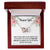 Flower Girl Necklace - Bridesmaid Necklace Interlocking Hearts Necklace