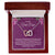 To My Best Friend Interlocking Hearts Necklace Message Card