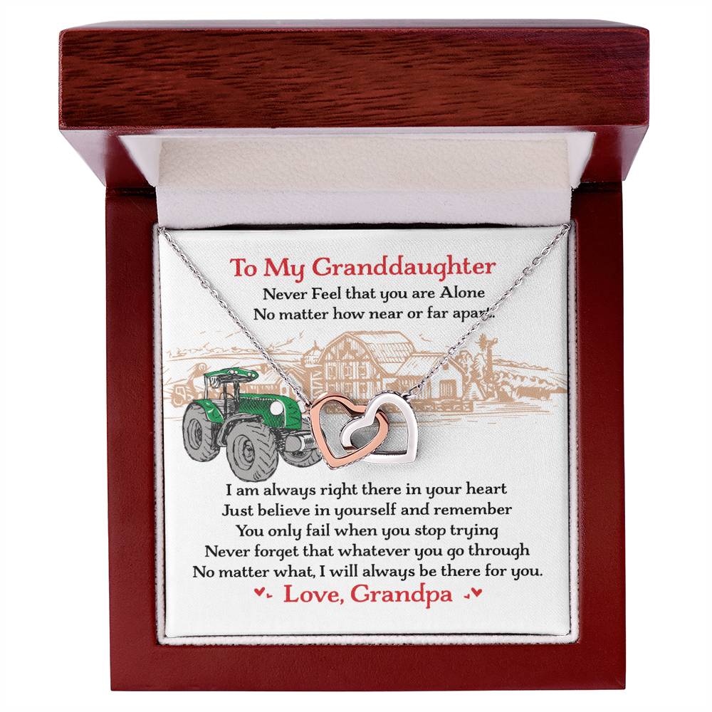 Farmer'S Granddaughter - Interlocking Heart Necklace Interlocking Hearts Necklace