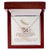 Scripture Encouragement Interlocking Hearts Necklace Psalm 914 Cream Brush