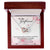 To My Girlfriend - Be Your Last Everything - Interlocking Heart Necklace Interlocking Hearts Necklace