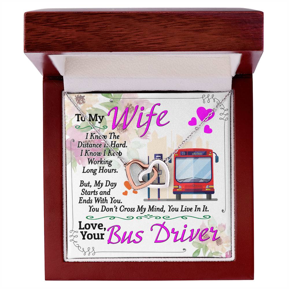 Bus Driver'S Wife - Interlocking Heart Necklace Interlocking Hearts Necklace
