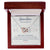 Gift From Baby Or Toddler To Grandma - Grandma When You Wear This Necklace Interlocking Hearts Necklace