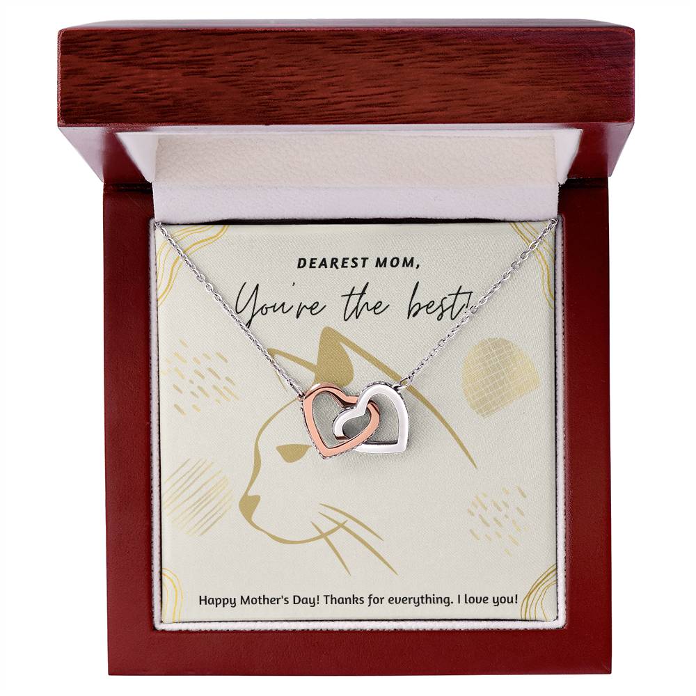 Mother'S Day Interlocking Hearts Necklace