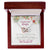 To My Wife - You'Re My Queen Forever - Necklace Interlocking Hearts Necklace