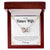 To My Future Wife - Interlocking Hearts Premium Lovecube Interlocking Hearts Necklace