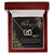 Gift For Mom - Thank You For All - The Interlocking Heart Necklace Interlocking Hearts Necklace