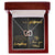 To My Girlfriend - Two Hearts Interlocking Hearts Necklace