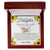 To My Daughter - Never Forget That I Love You More Than You'Ll Ever Know Interlocking Hearts Necklace