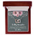 To My Daughter - I Promise You - Necklace Interlocking Hearts Necklace