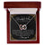 To My Beautiful Mom On My Wedding Day Interlocking Hearts Necklace