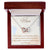 Thank You For Your Unending Support Interlocking Hearts Necklace