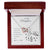 To My Daughter - Interlocking Hearts Necklace