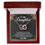 To My Daughter - Interlocking Heart Necklace So15 Interlocking Hearts Necklace