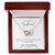 To My Gorgeous Girlfriend Necklace Gift Ideas Interlocking Hearts Necklace