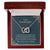 To My Granddaughter May Your Love Deepen Necklace Interlocking Hearts Necklace