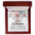 To My Granddaughter - Always Remember Interlocking Hearts Necklace