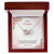 To My Daughter From Dad Interlocking Hearts Necklace
