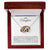To My Daughter - If There Is Tomorrow Interlocking Hearts Necklace