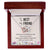 To My Best Friend-Thank You Interlocking Hearts Necklace