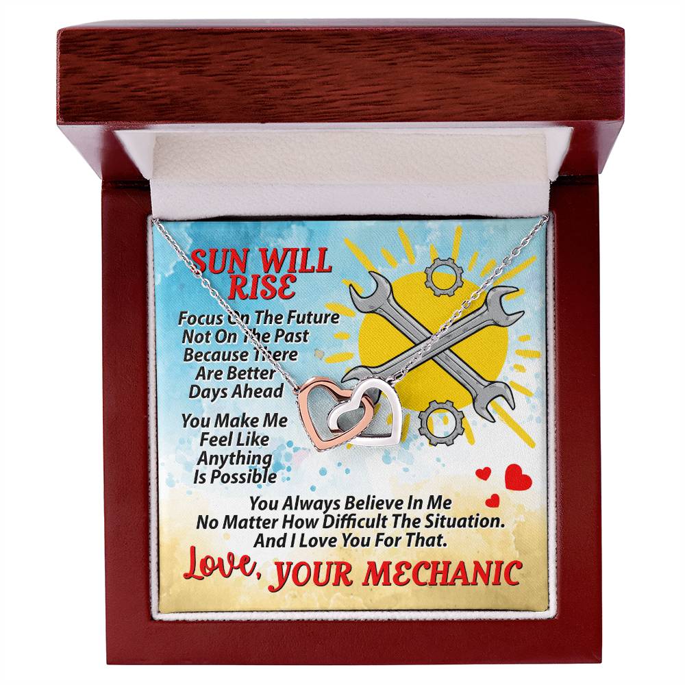 Mechanic'S Wife - Interlocking Heart Necklace Interlocking Hearts Necklace