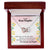 To My Bonus Daughter Interlocking Hearts Necklace